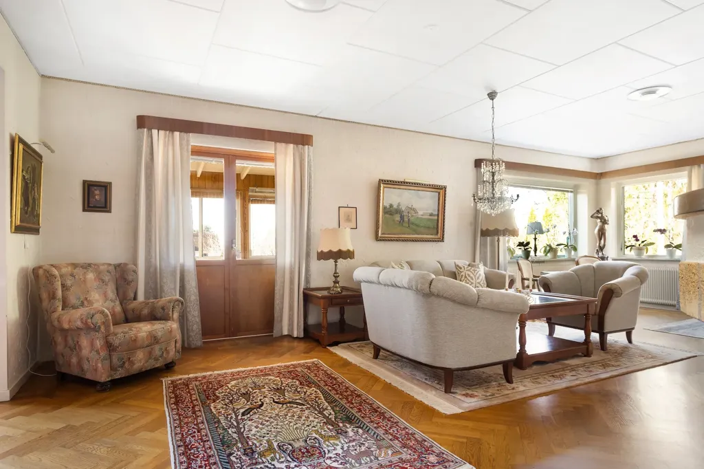 Séjour - Disponent Villa with Lake View in Lindesberg