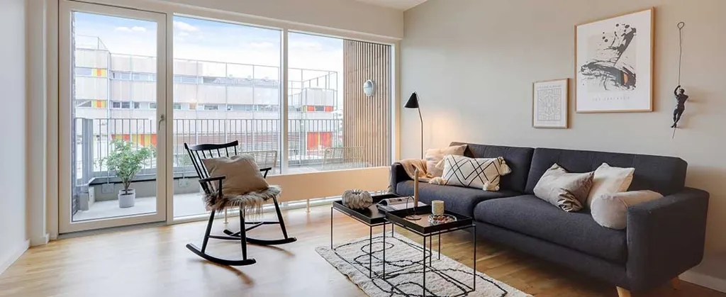 Soggiorno - Four-Bedroom Flat on Teglværkskajen, Copenhagen