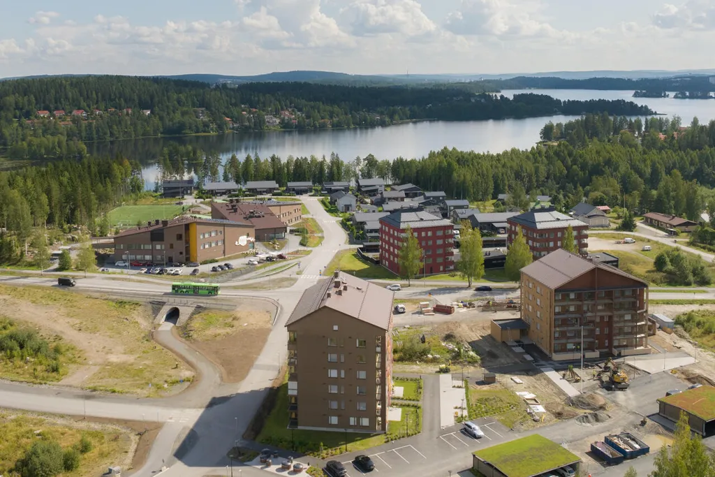 Õhuvaade - Modern Flat with Balcony in Jyväskylä