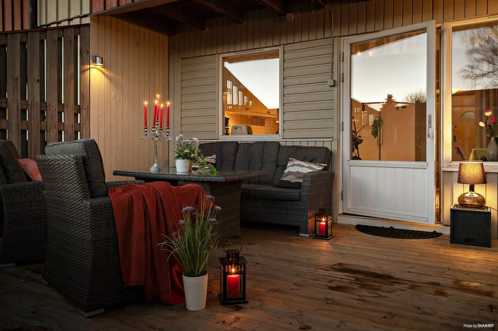 Terrasse - Terraced House with Garden in Gråbo