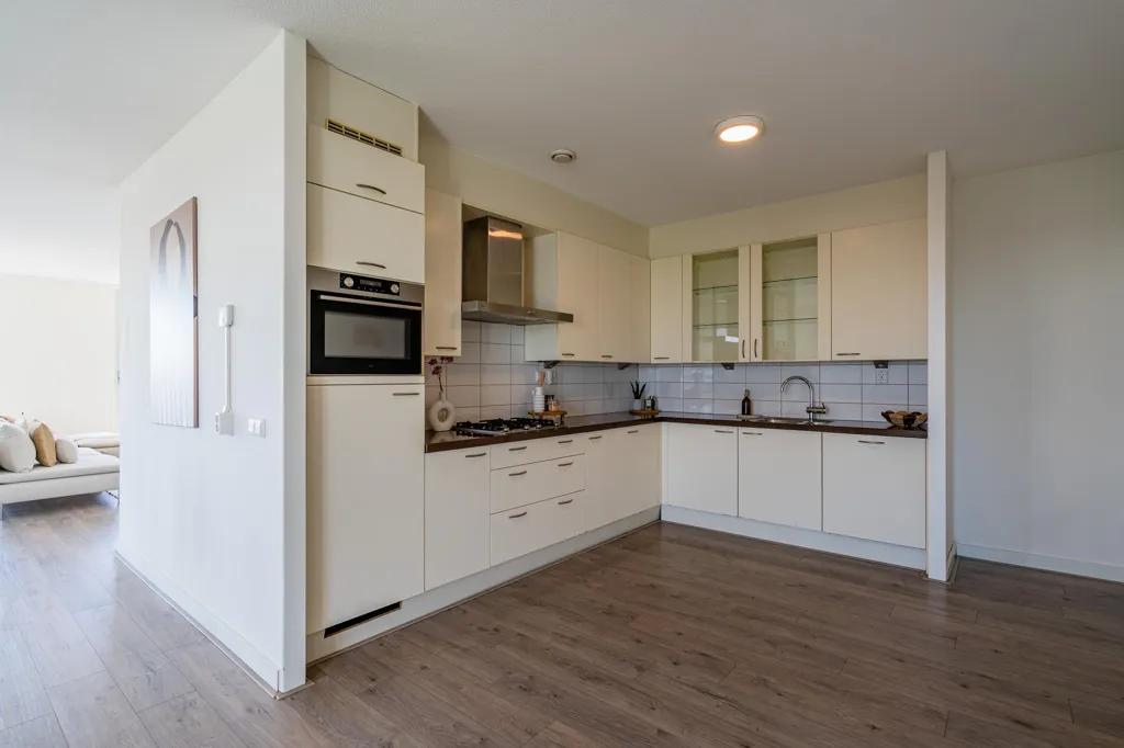 Köök - Penthouse with Panoramic View in Amsterdam