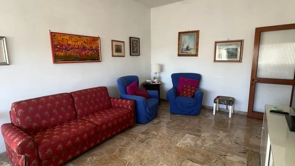 Séjour - 6-Bedroom Apartment with Garden View in Florence