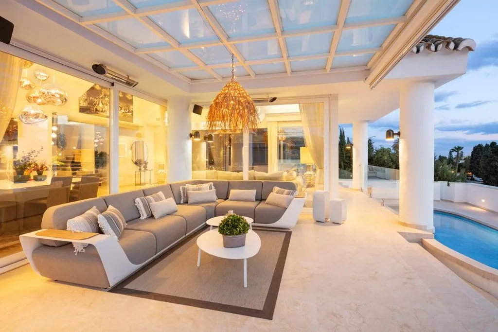 Terrasse - Luxury Villa with Sea Views in Marbella
