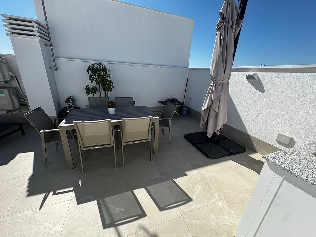 Terrace - Duplex with Pool and Terrace in San Pedro del Pinatar