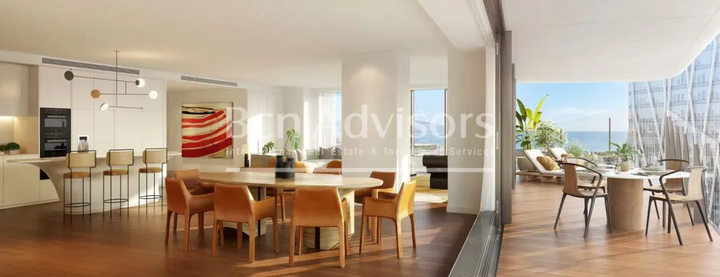 Söögituba - Luxury Flat with Sea View in Poblenou