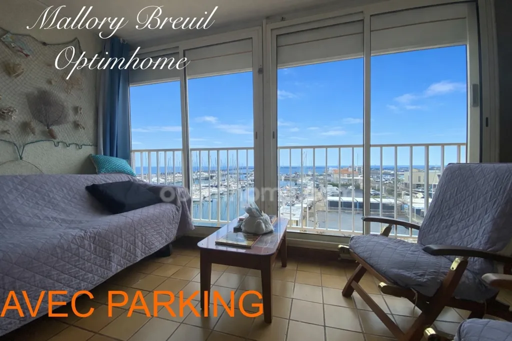 Balcone - Studio with Sea View in Residenza with Gardien