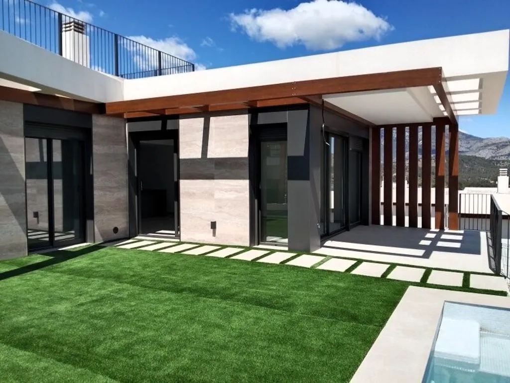 Terrasse - Luxury House with Pool in Polop, Valencia
