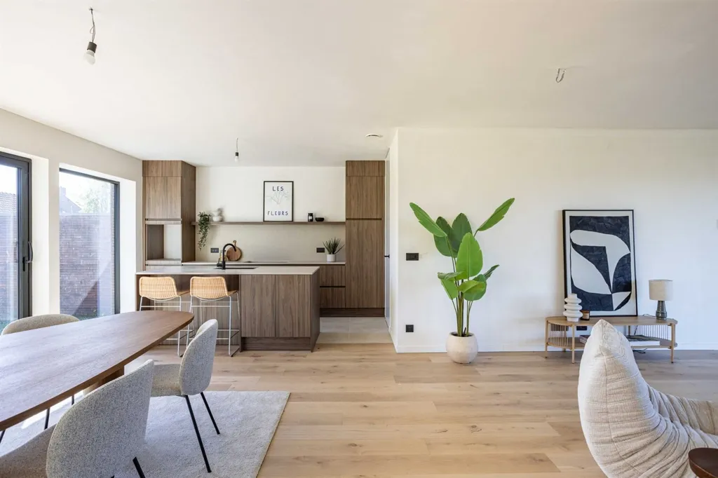 Salle à manger - Villa Moderne avec Vue sur les Champs près de Vinkt