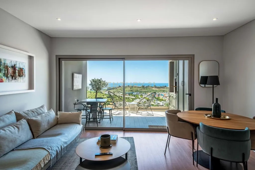 Living Room - Modern Apartment with Sea View in Albufeira