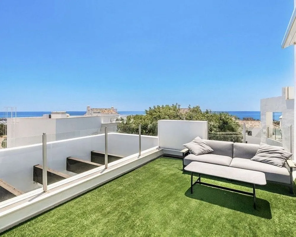Terrasse - Duplex Penthouse with Pool in Marbella