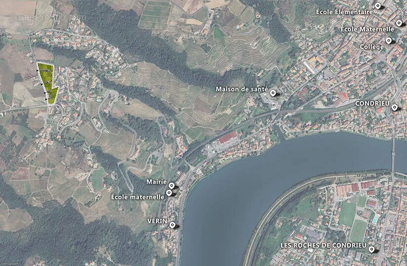 Vista aerea - Buildable Land in Verin, Loire