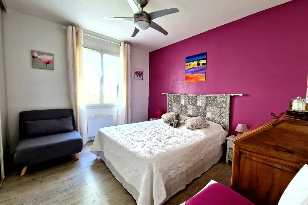 Bedrooms - New Villa with Panoramic View in Sommières