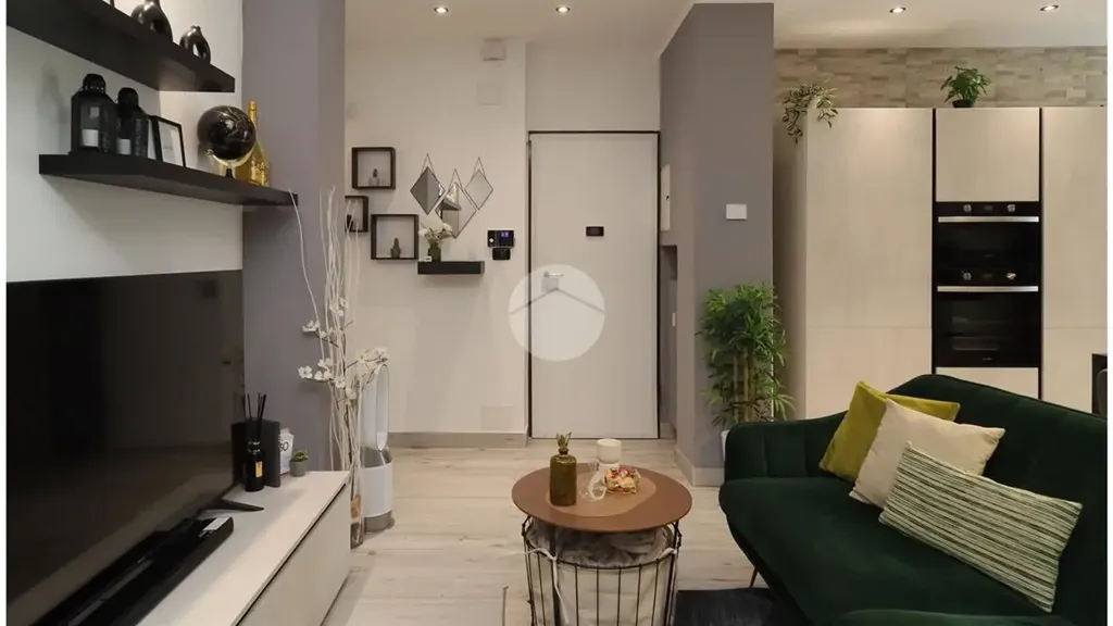Séjour - Modernised Apartment with Balcony in Lucento, Turin