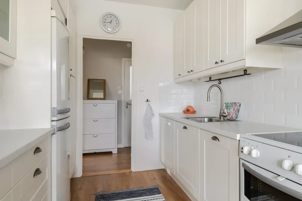 Köök - Two-Room Apartment with Private Terrace in Östergötland