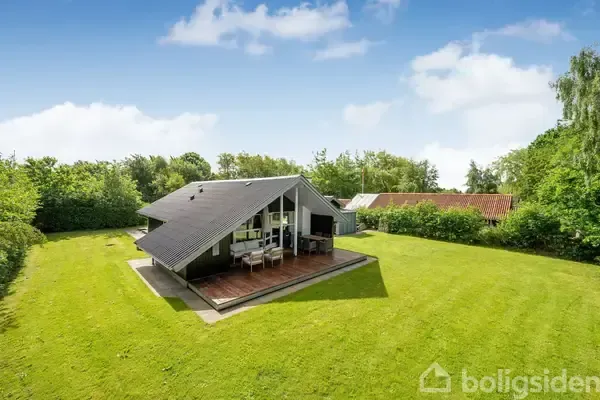 Vue aérienne - Cottage with Sea View in Bork Havn