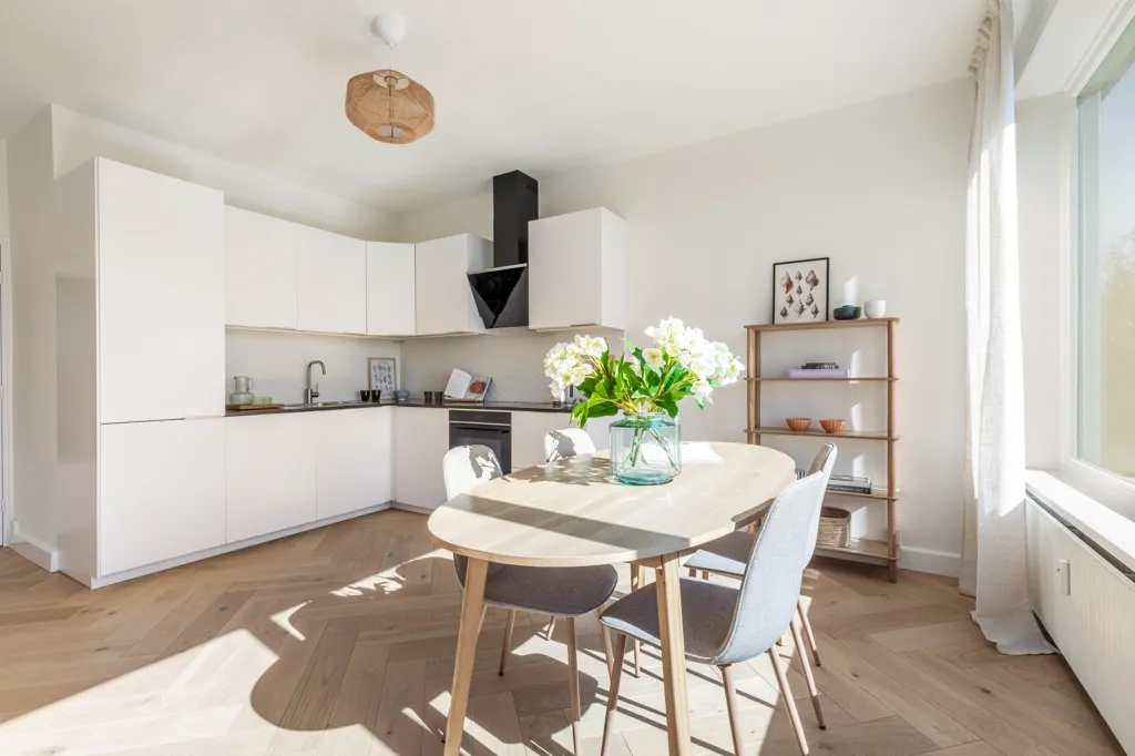 Sala da pranzo - Renovated Gallery Flat with Balcony in Amsterdam