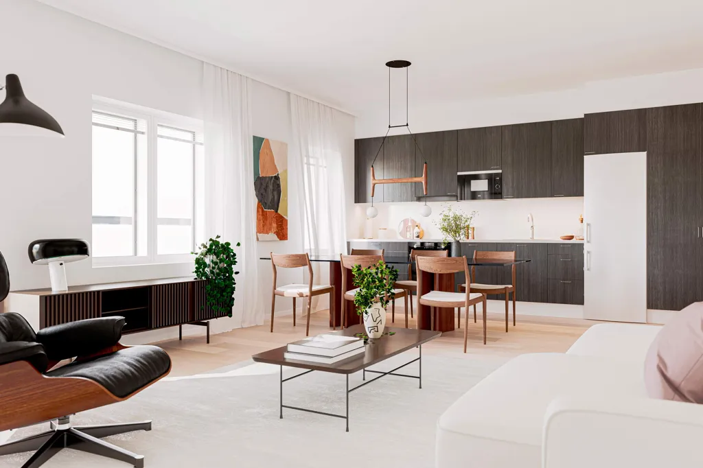 Elutuba - Modern Apartment with Balcony in Raisio
