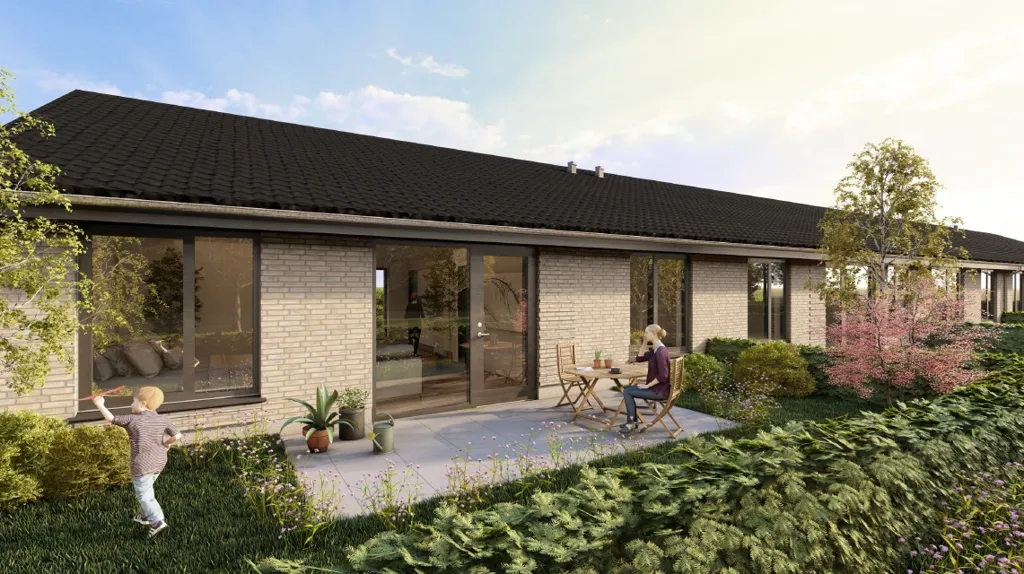 Modern Row House in Højgårdslunden, Ugerløse