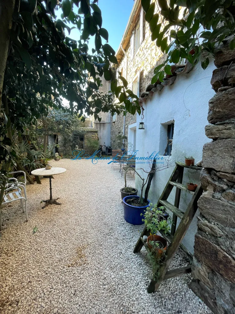 Jardin - Maison Cévénole avec Cour à L'Estréchure