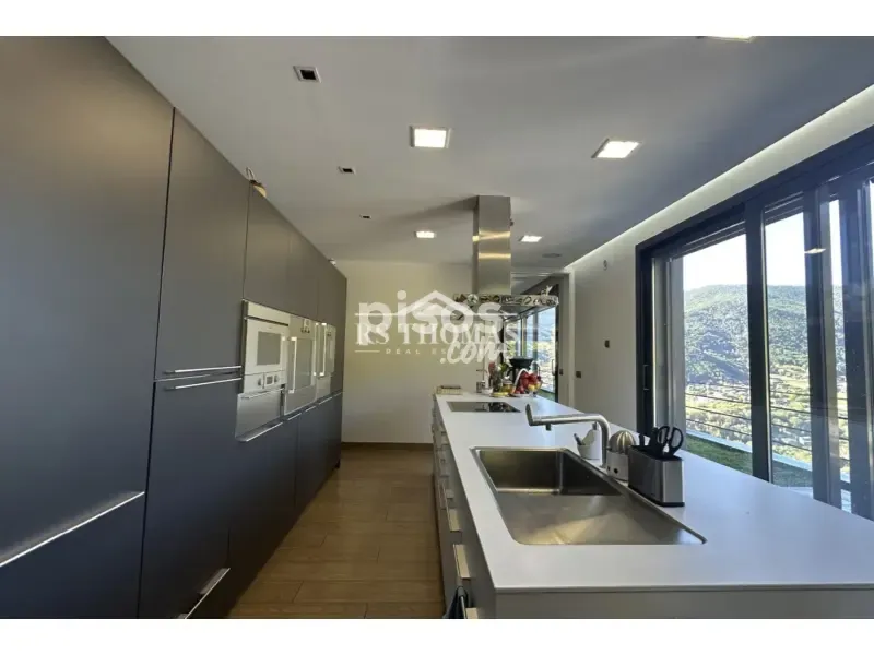 Köök - Exclusive Chalet with Mountain Views in Anyós