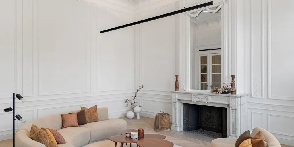 Séjour - Appartement Luxueux avec Vue sur Place à Gand