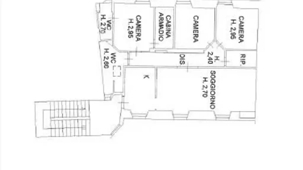 Plan - Restored Apartment with Double Garage in Osimo