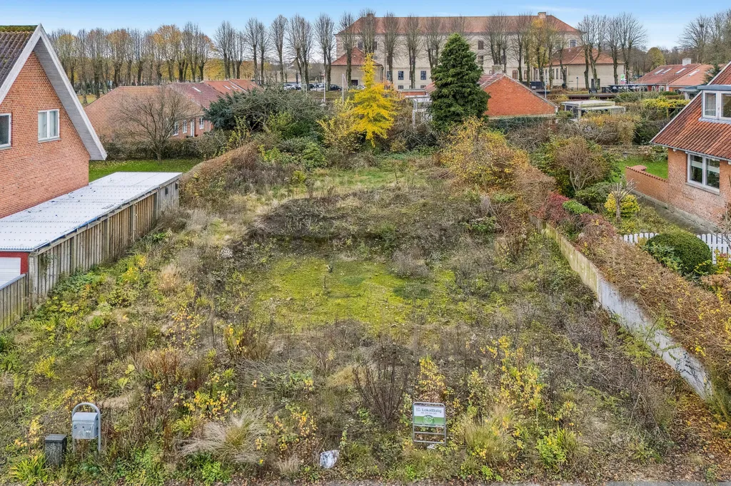 Õhuvaade - Plot for Villa with Design in Viborg
