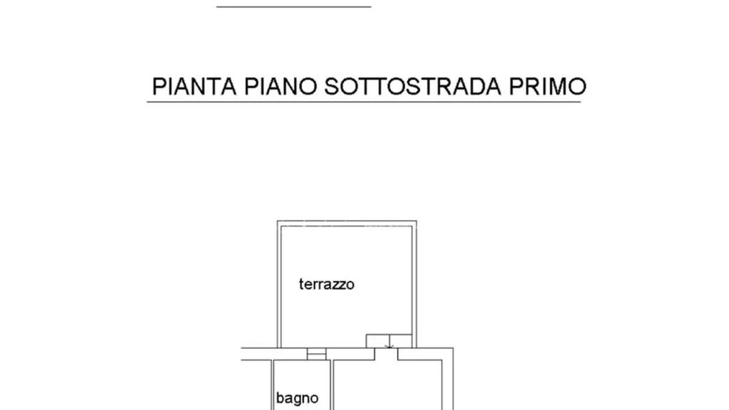 Plan - Modern Apartment with Large Terrace in Vignola