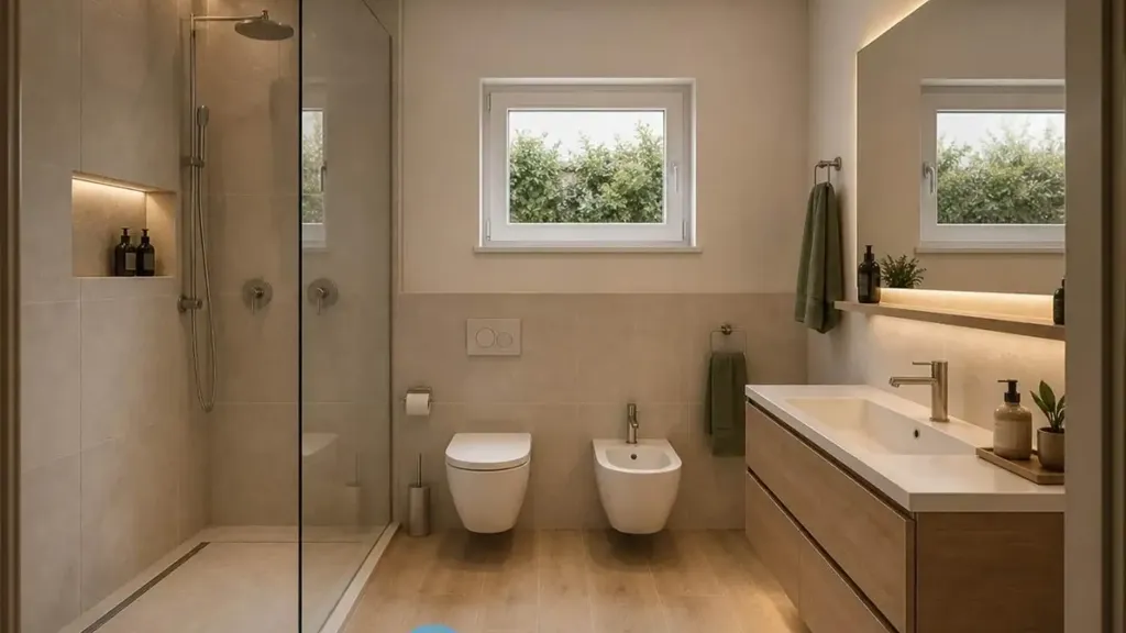 Salles de bain - New Villa with Private Garden in Albignasego