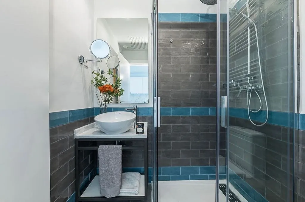 Salles de bain - Furnished Flat with Balcony in Plaza de la Cebada