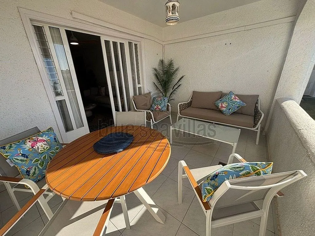 Terrasse - Seasonal Apartment with Pool in Mojácar Playa
