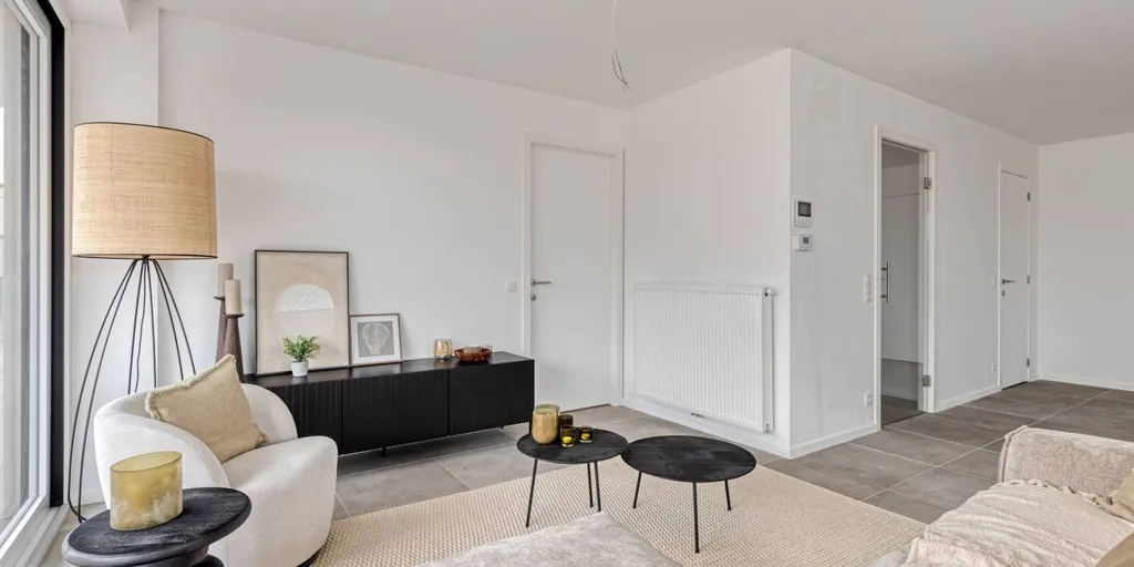 Séjour - Appartement Moderne avec Terrasse au Centre de Staden