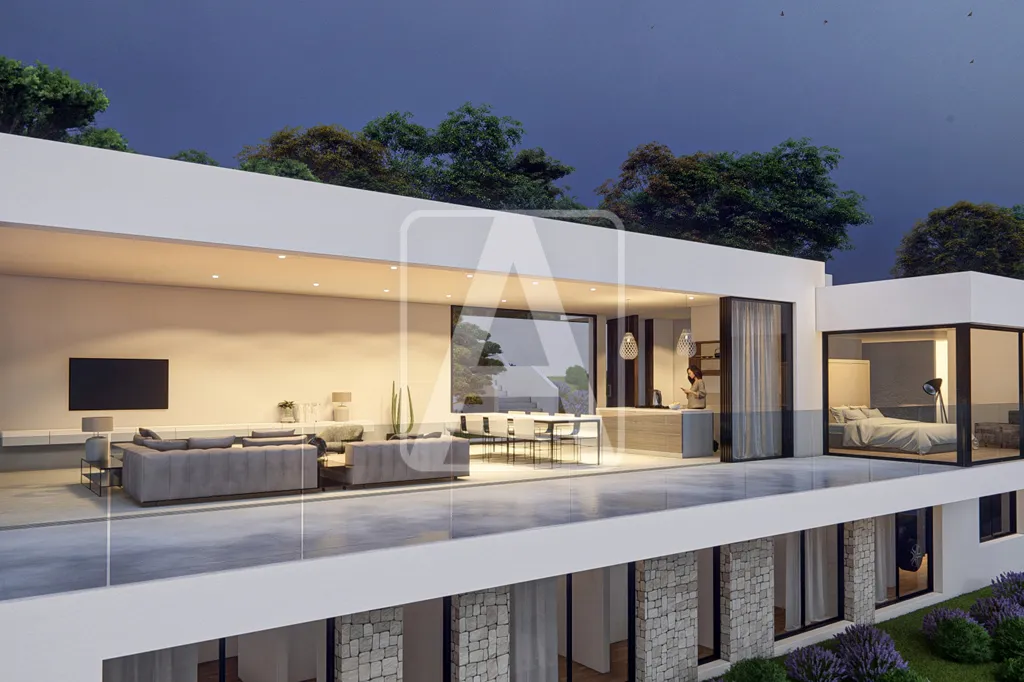 Exterior - Modern Villa with Sea Views in Altea