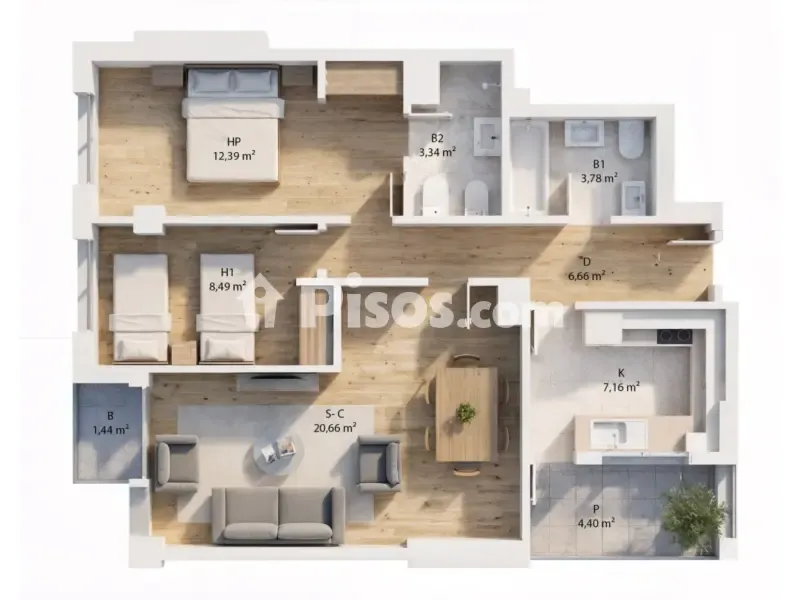 Plaan - Modern Flat with Terrace in Onda