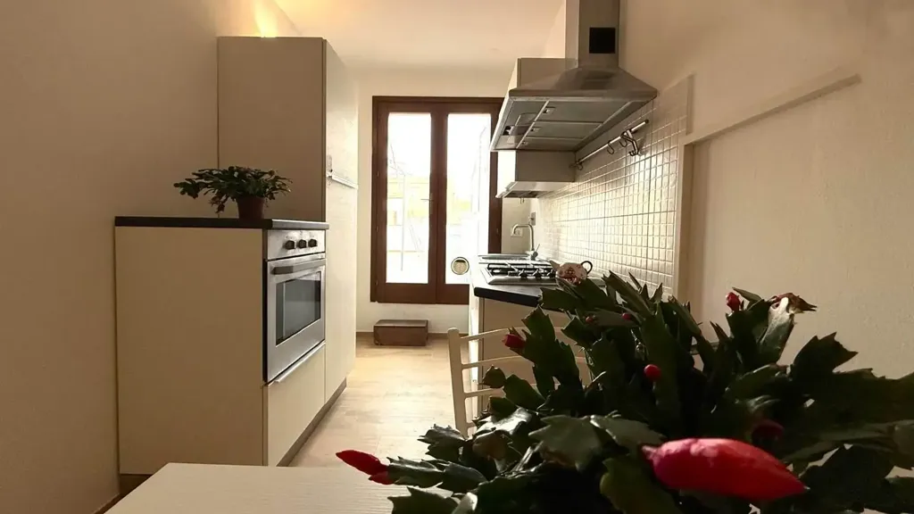 Köök - Rustic-Style Flat with Terrace in Cecina