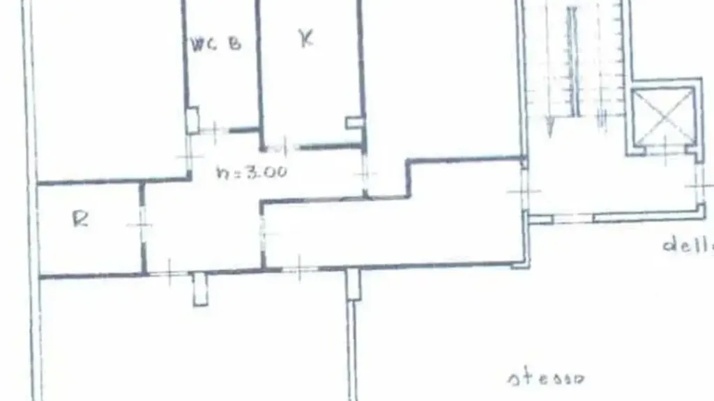 Plan - Modernised Apartment with Balcony in Palermo