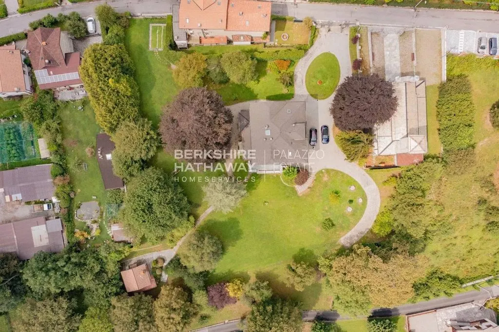 Vue aérienne - Liberty-Style Villa with Park in Valle Intelvi