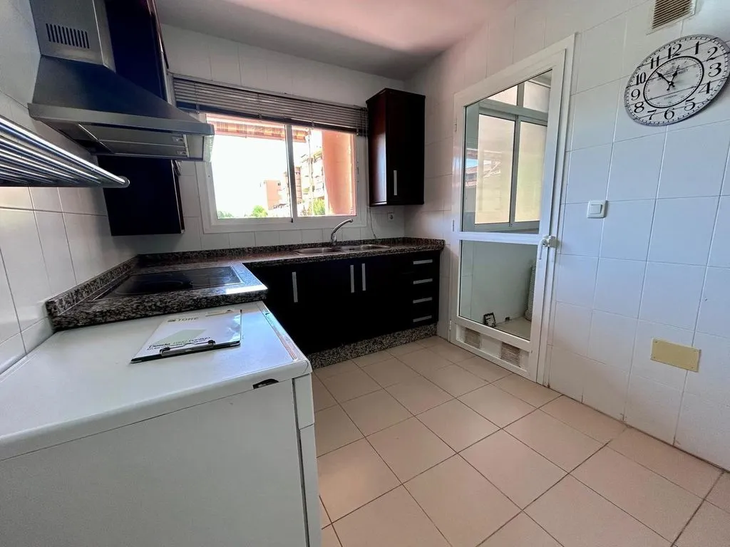 Kitchen - Apartment with Pool and Terrace in El Palo