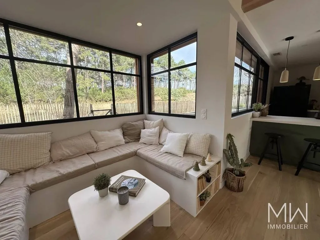 Living Room - Luxury Villa with Pool in Lège-Cap-Ferret