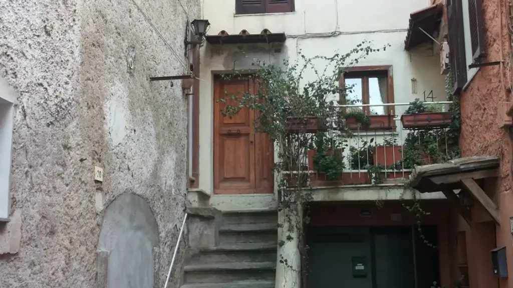 Exterior - Restored Apartment with Balcony in Marino