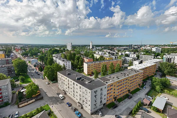 Vista aerea - Spacious 2-Bedroom Flat with Garden in Tartu