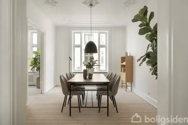 Salle à manger - Renovated Flat with Garden View in Frederiksberg