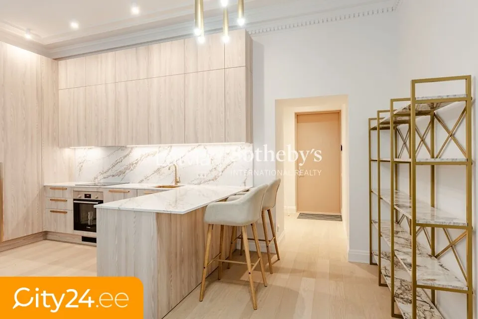 Cuisine - Studio Apartment with Historical Charm in Riga Centre
