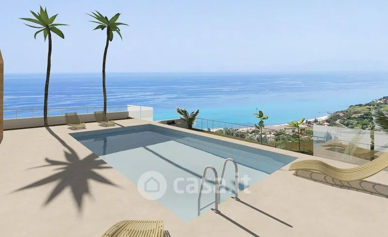 Piscine - New Villa with Sea View in Drapia