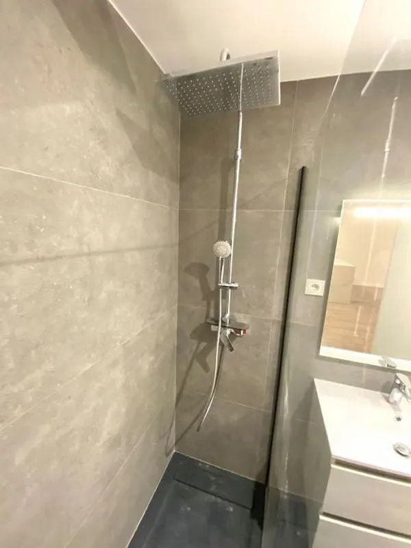 Salles de bain - 1-Bedroom Flat with Air Conditioning in Salamanca