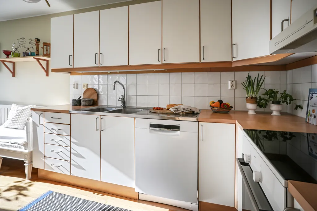 Köök - Charming Flat with Balcony in Gamla Lindholmen