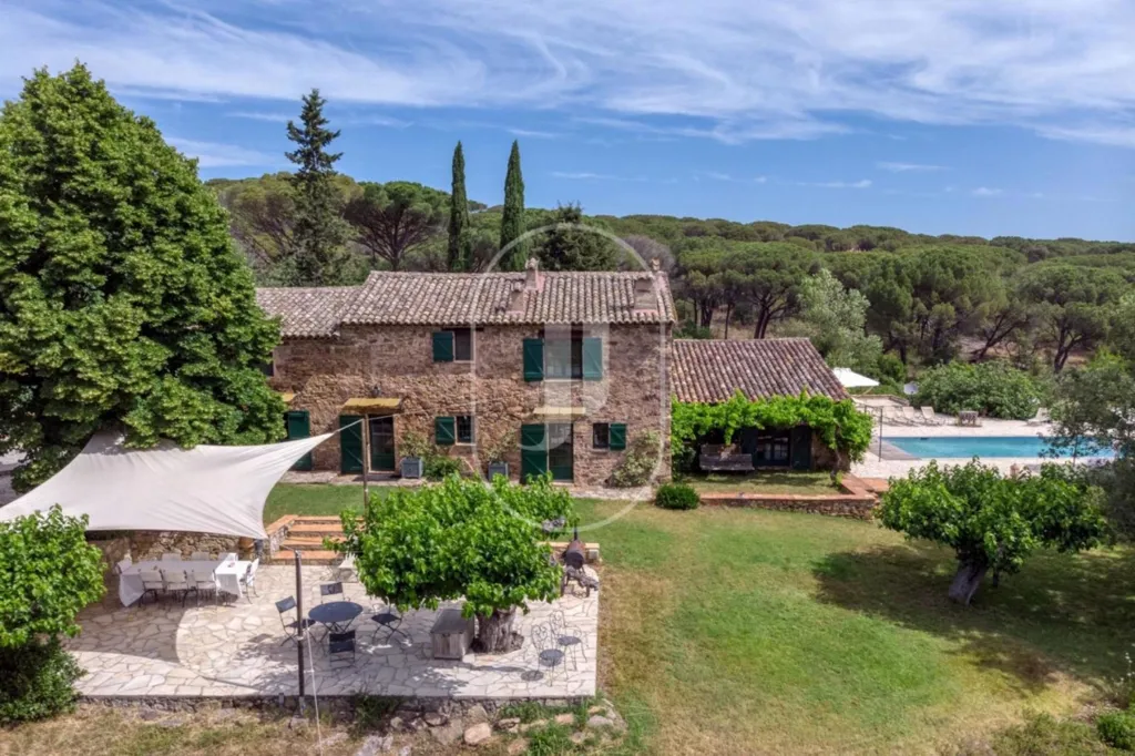 Vista aerea - Renovated Sheepfold with Pool in Vidauban