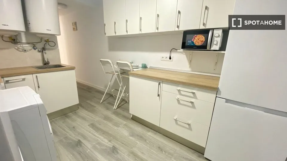 Köök - Shared Flat with Terrace in San Andrés