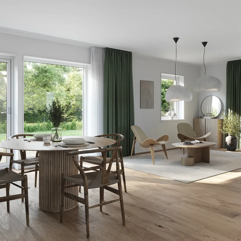 Söögituba - Modern Villa Plot in Rosersberg