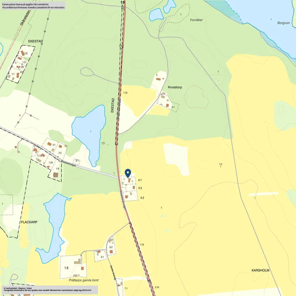 Plot with Existing Shell in Ekestad, Kristianstad